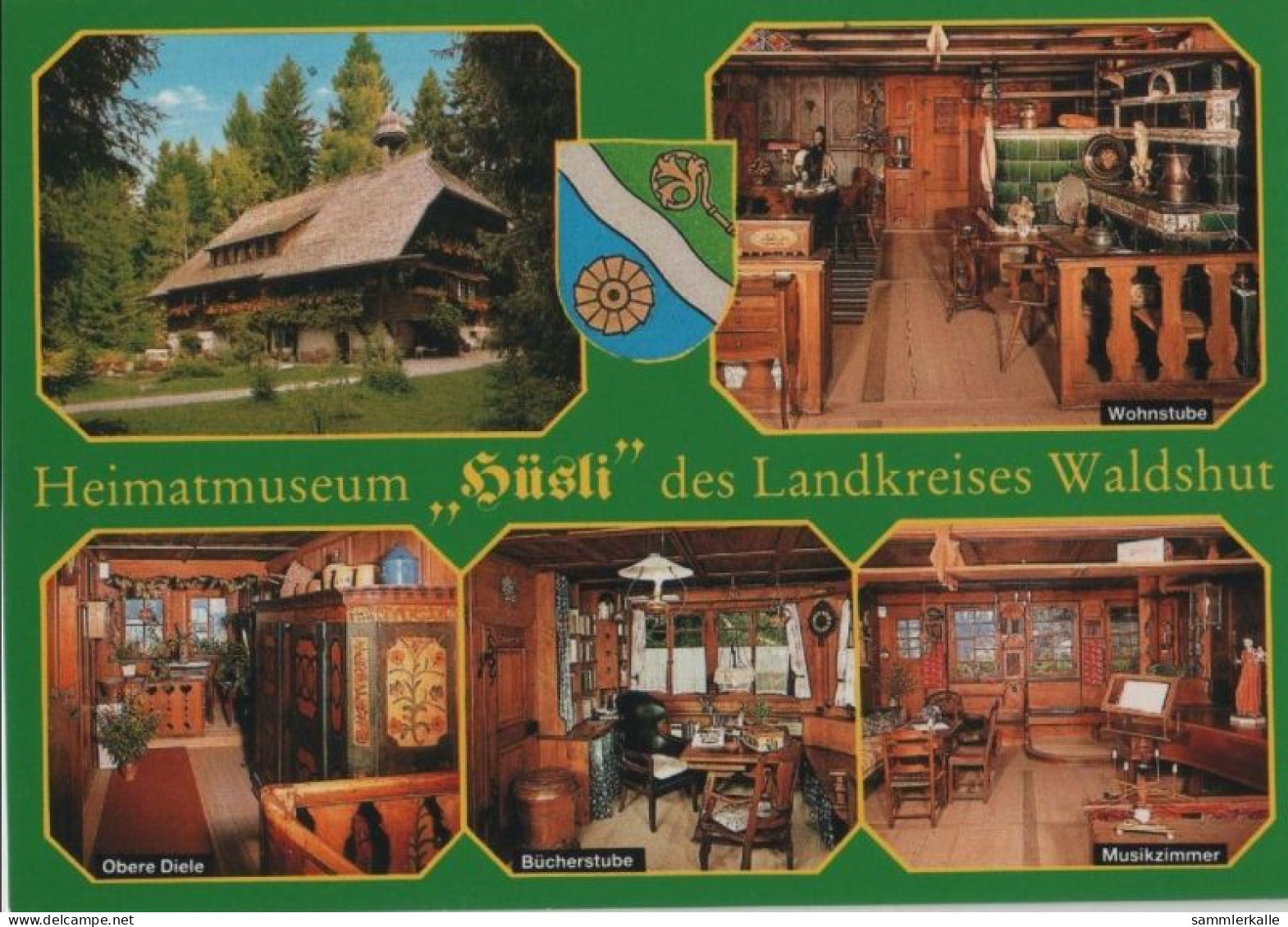 97196 - Grafenhausen - Heimatmuseum Hüsli, U.a. Obere Diele - 1988 - Waldshut-Tiengen