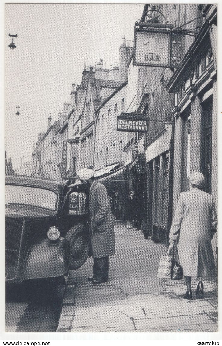 Dundee, 1955 : OLDTIMER CAR / AUTO - 'Del Nevo's Restaurant'& 'Bar'  - (Scotland) - PKW