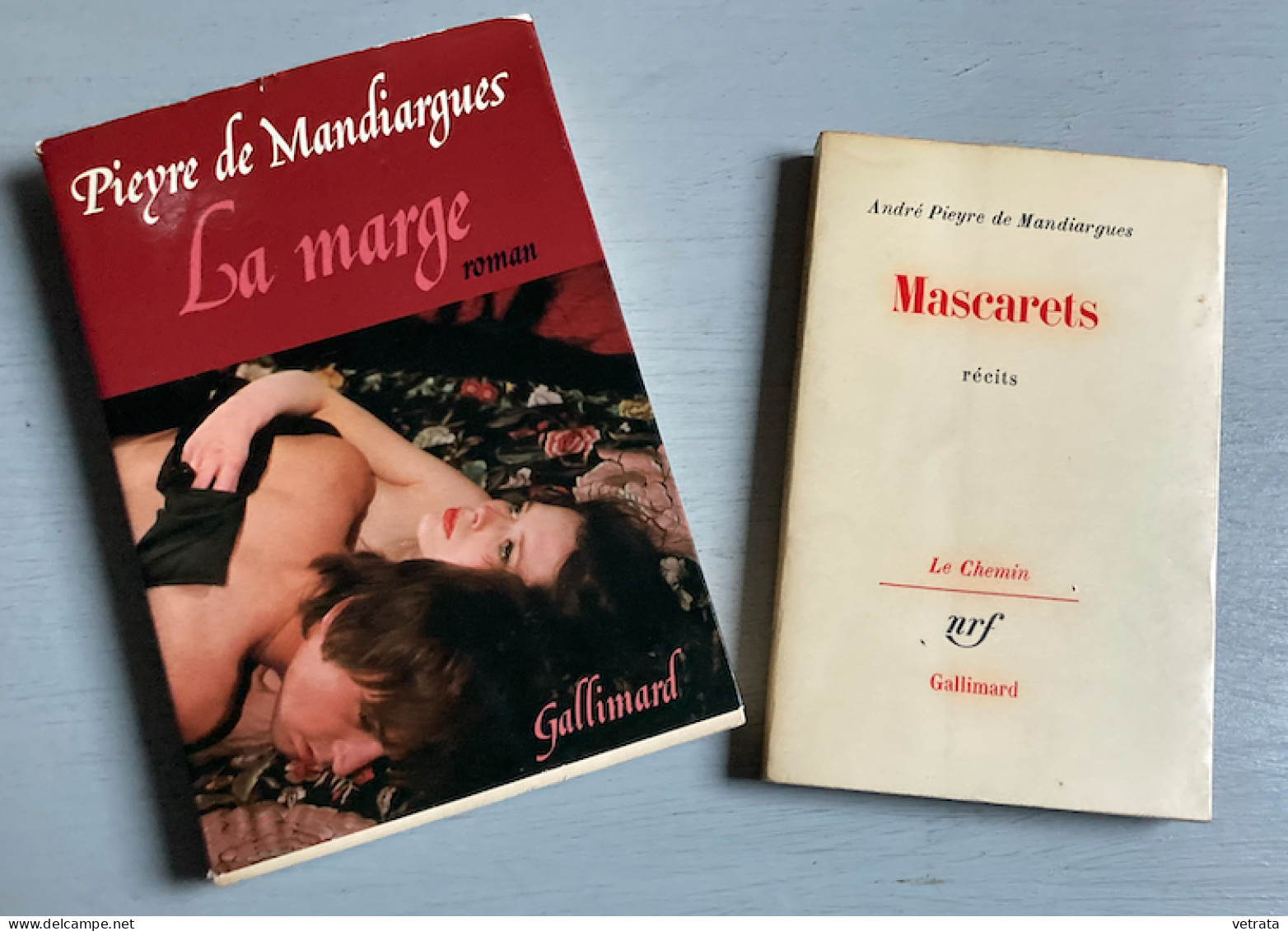 Pieyre De Mandiargues : 5 Livres (Galliamrd & Folio) = La Marge/Mascarets/La Motocyclette/Le Musée Noir/Le Lis De Mer. - Paquete De Libros