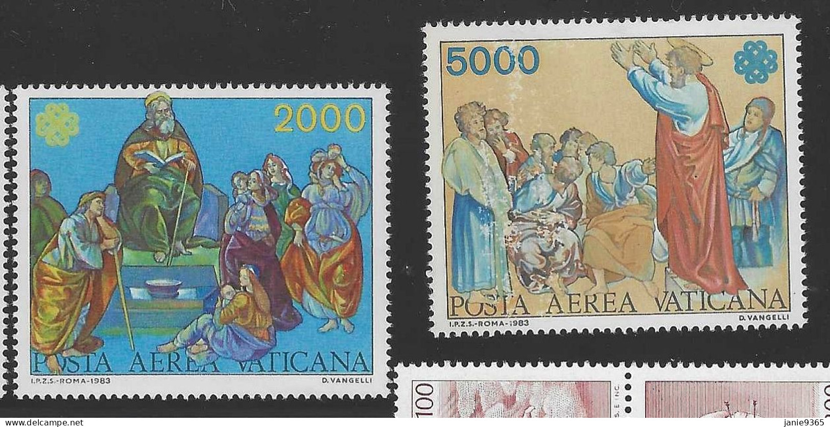 Vatican City AP 75-76 1983 Communications World Year .mint Never Hinged - Unused Stamps