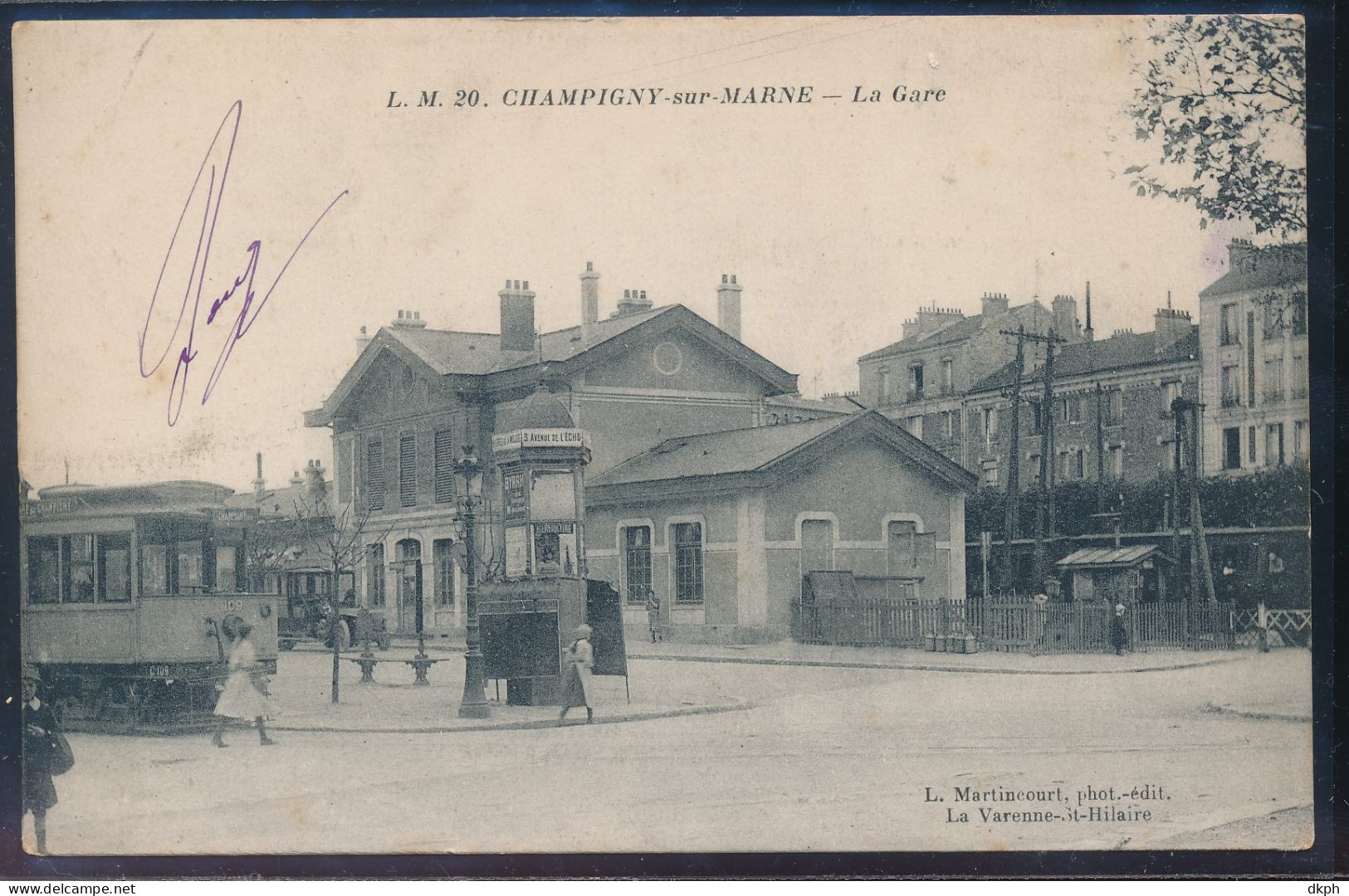 51 CHAMPIGNY SUR MARNE LA GARE  REF MAR 1619 - Champigny