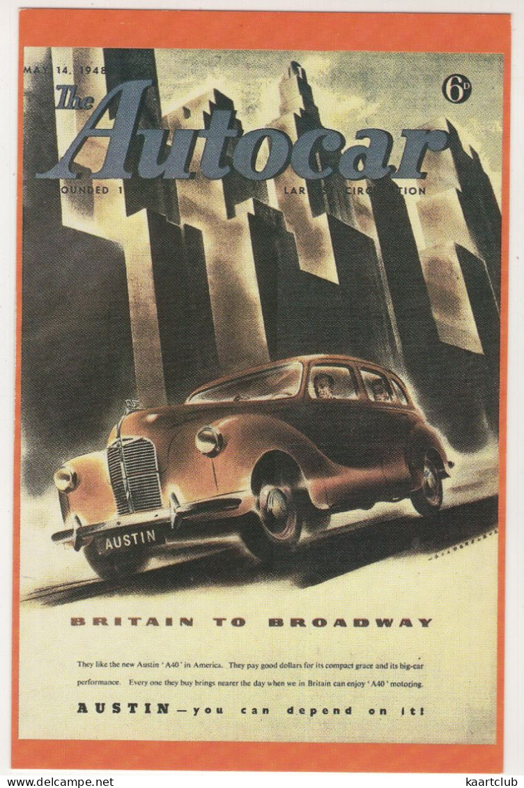 The New AUSTIN A40, 1948 - (England) - PKW