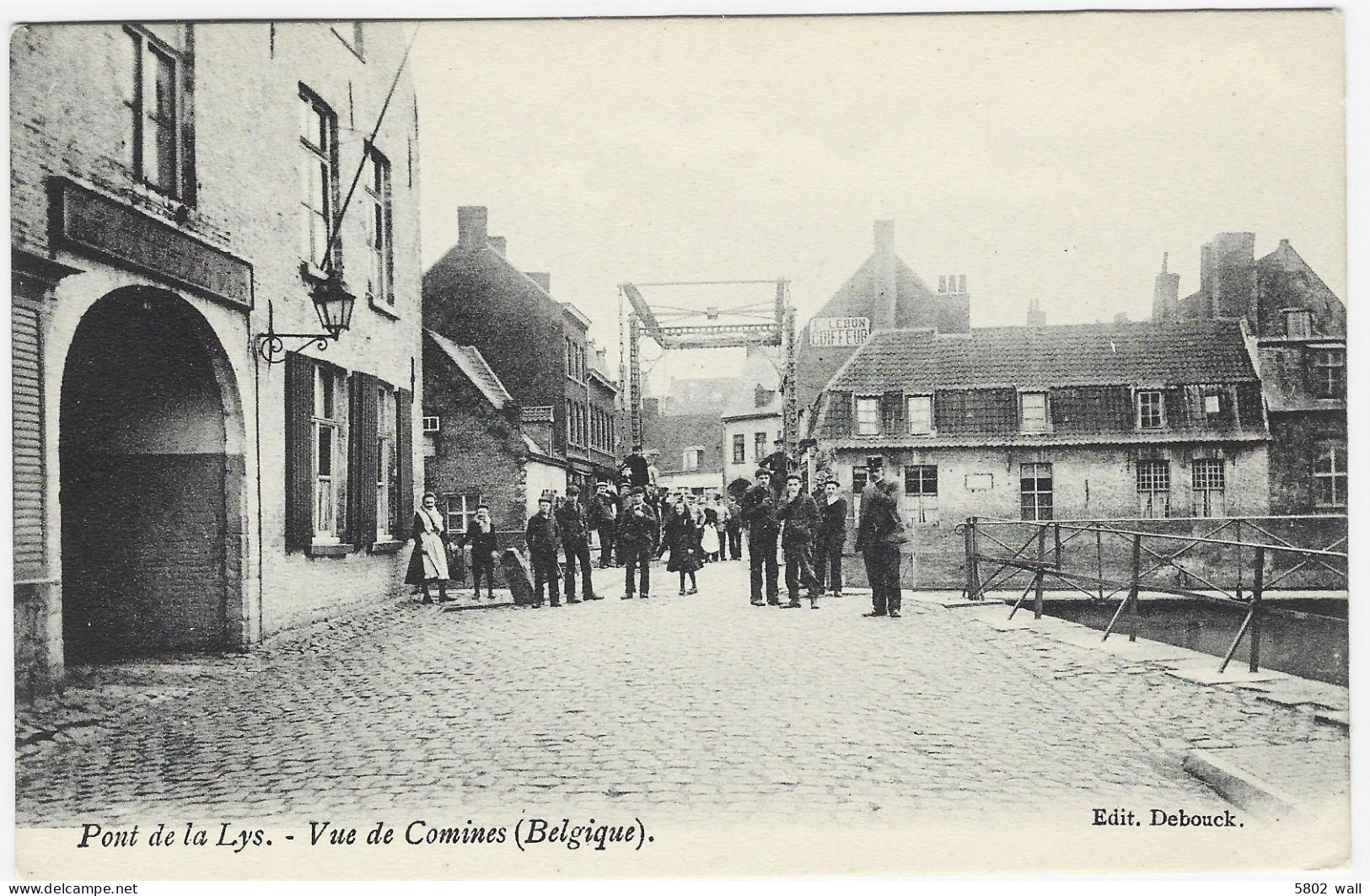 COMINES : Pont De La Lys - Vue De Comines - Belle Animation - Komen-Waasten