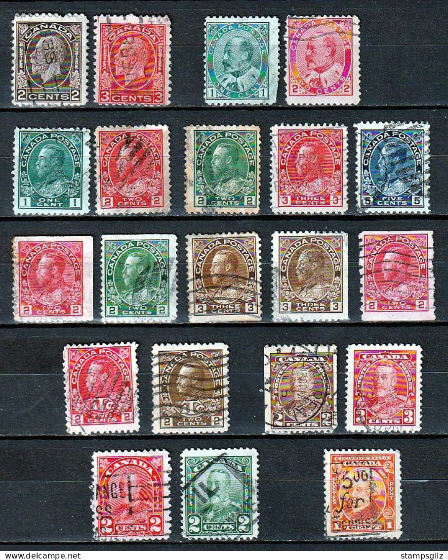 CANADA  Lot D'oblitérés BE - Collections