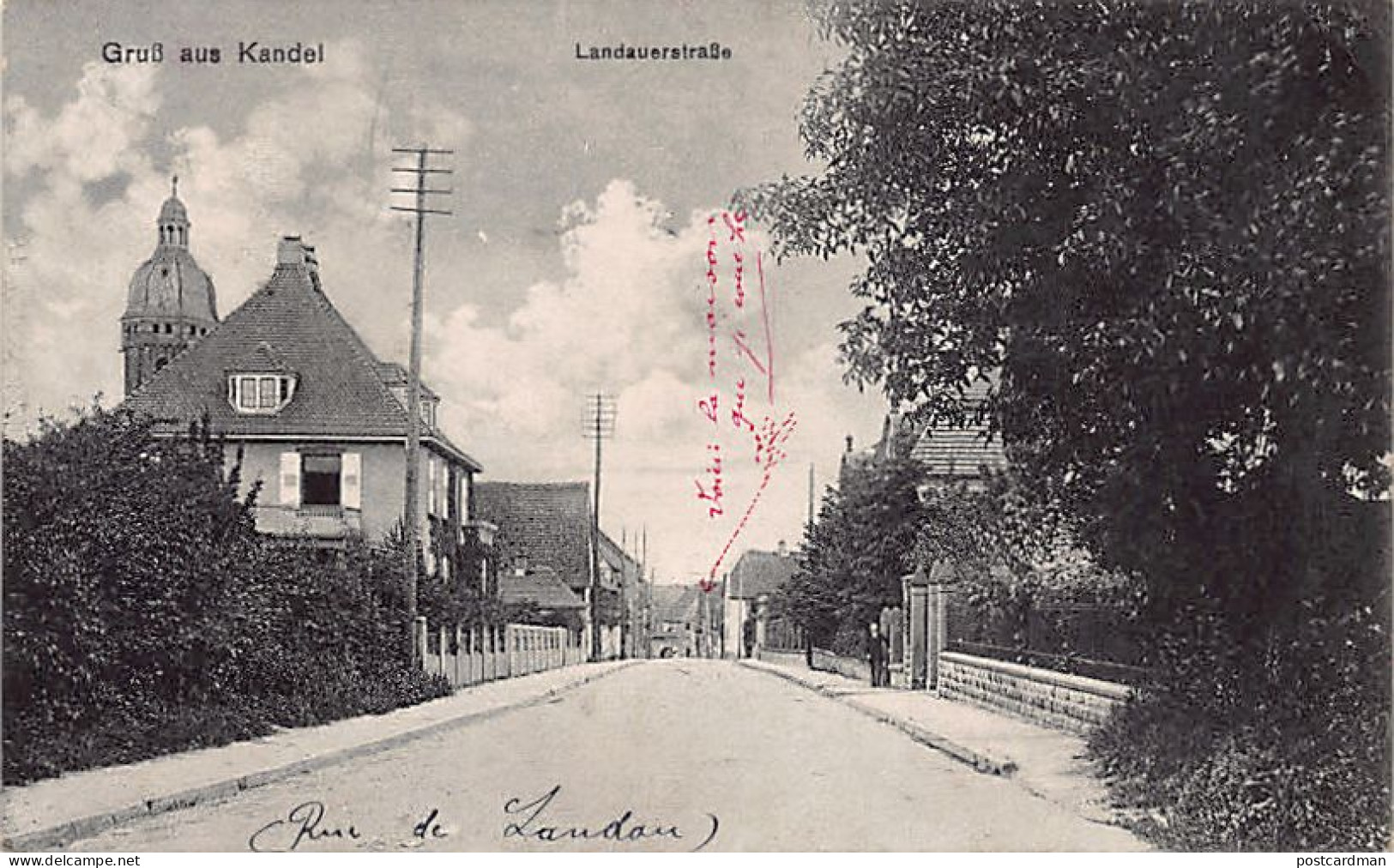 Deutschland - KANDEL - Landaustrasse - Kandel