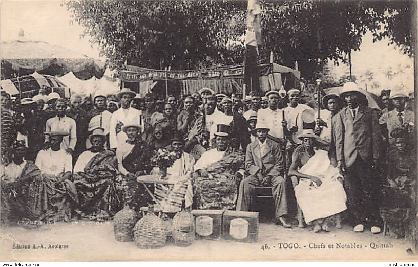 Togo - QUITTAH - Chefs Et Notables - Ed. A.-A. Acolatsé 46 - Togo