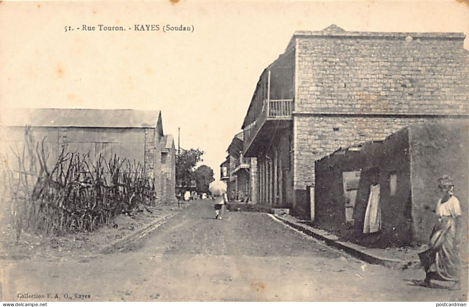 Mali - KAYES - Rue Touron - Ed. C.F.A.O. 51 - Mali