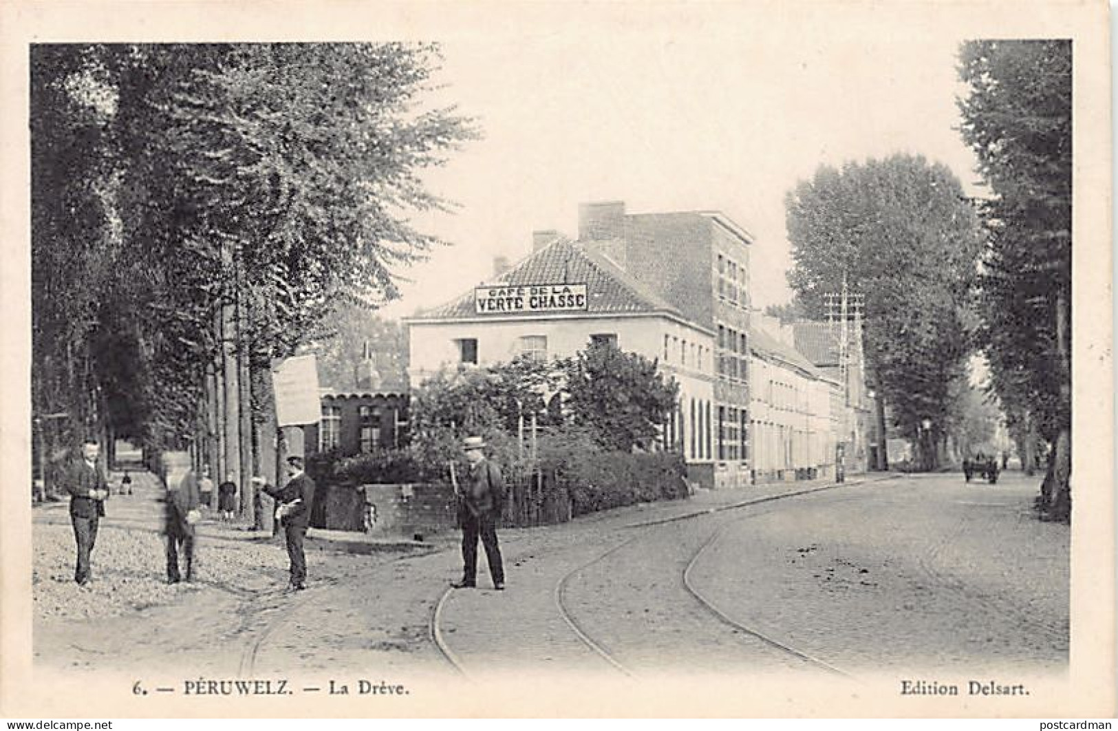 PÉRUWELZ (Hainaut) Café De La Verte Chasse - La Drève - Ed. Delsart - Péruwelz