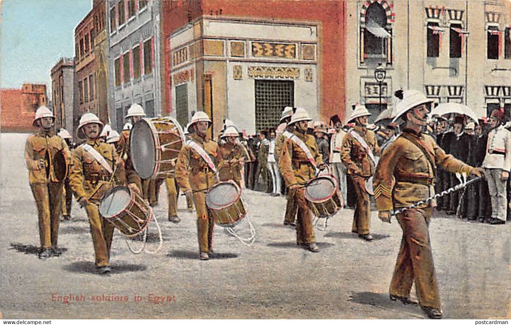 Egypt - English Soldiers - Marching Band - Publ. The Cairo Postcard Trust 59794 - Other & Unclassified