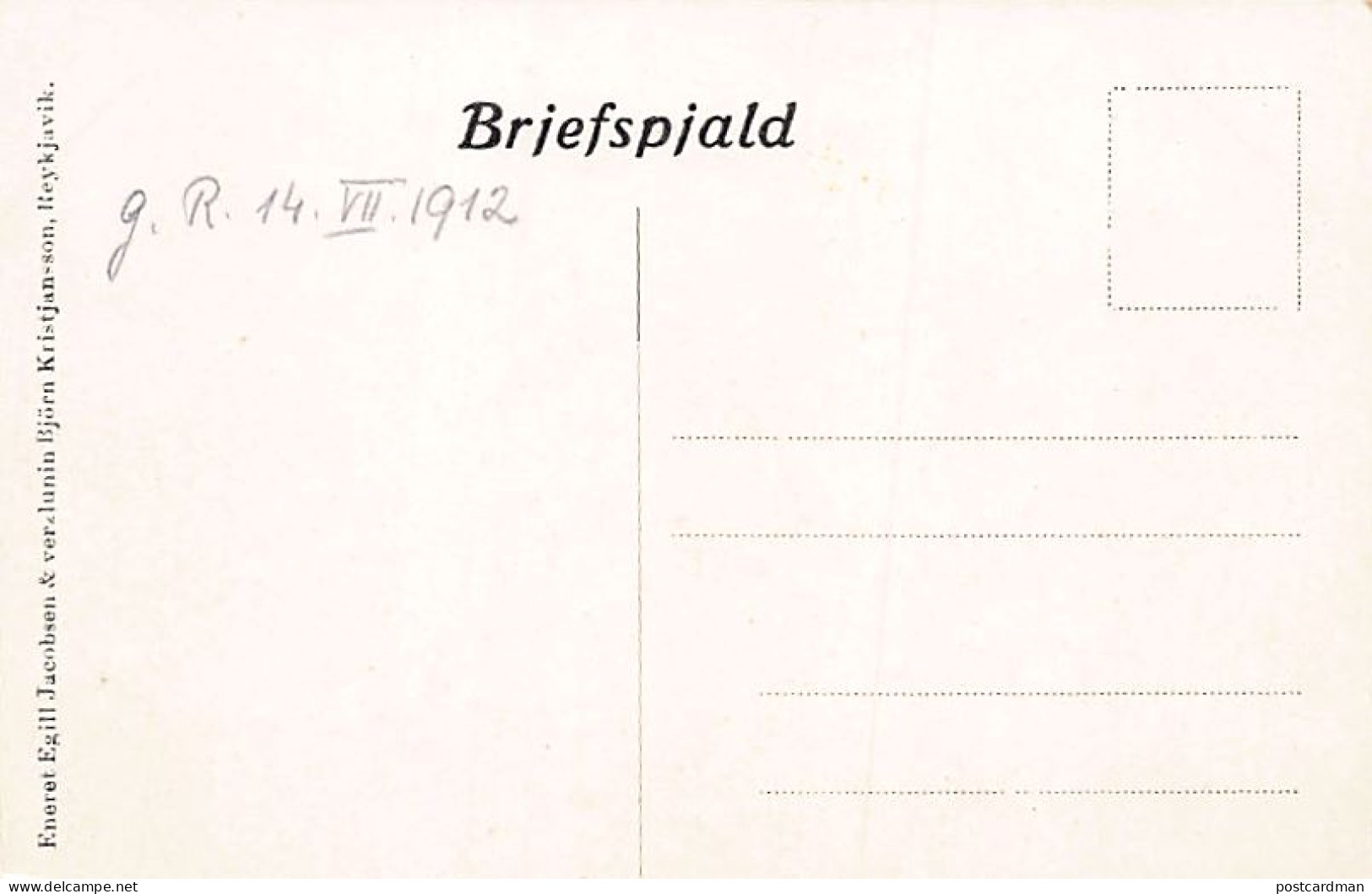 Iceland - VESTMANNAEYJAR - Publ. Egill Jacobsen  - Islande