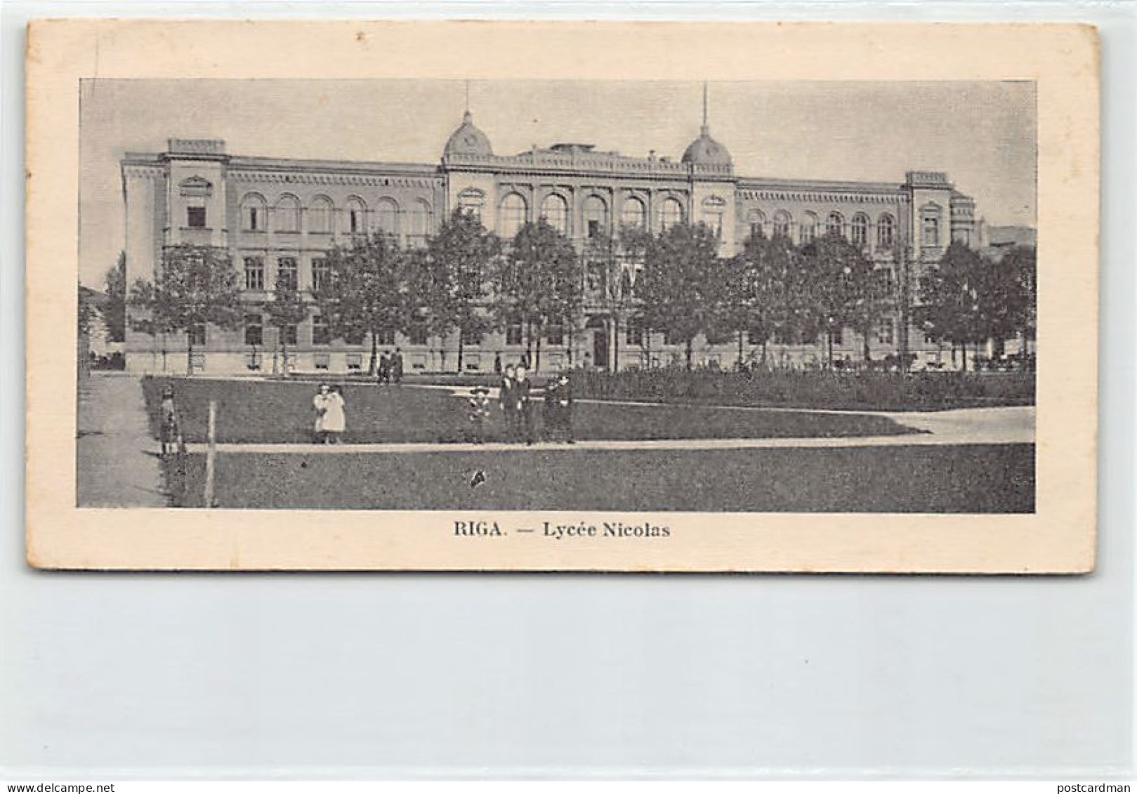 Latvia - RIGA - Nicholas High School - LILLIPUT POSTCARD - Publ. In France  - Lettland