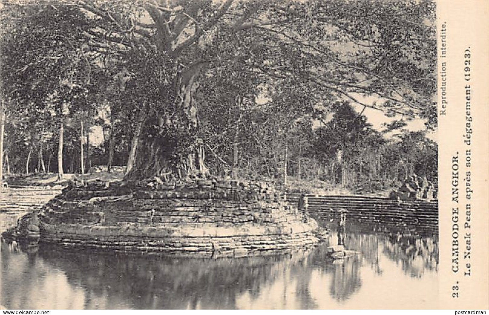 Cambodge - ANGKOR - Le Neak Pean Après Son Dégagement (1923) - Ed. Van-Xuan 23 - Cambodge