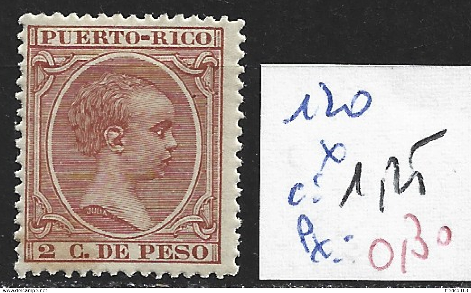 PUERTO RICO 120 * Côte 1.25 € - Porto Rico