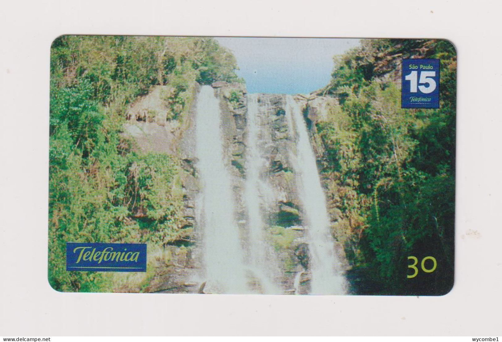 BRASIL - Dos Garcia Waterfall Inductive Phonecard - Brazil