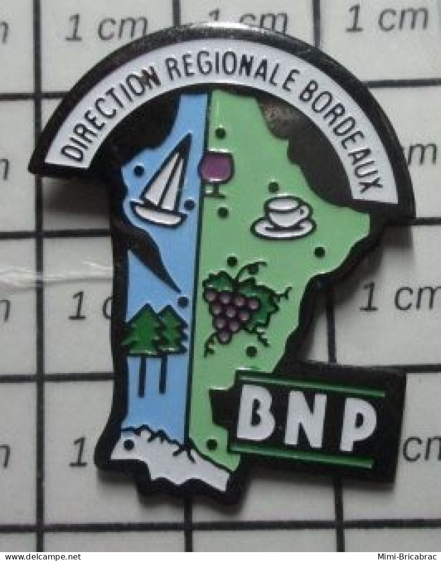 511c  Pin's Pins / Beau Et Rare / BANQUES / BNP DIRECTION REGIONALE BORDEAUX - Bancos