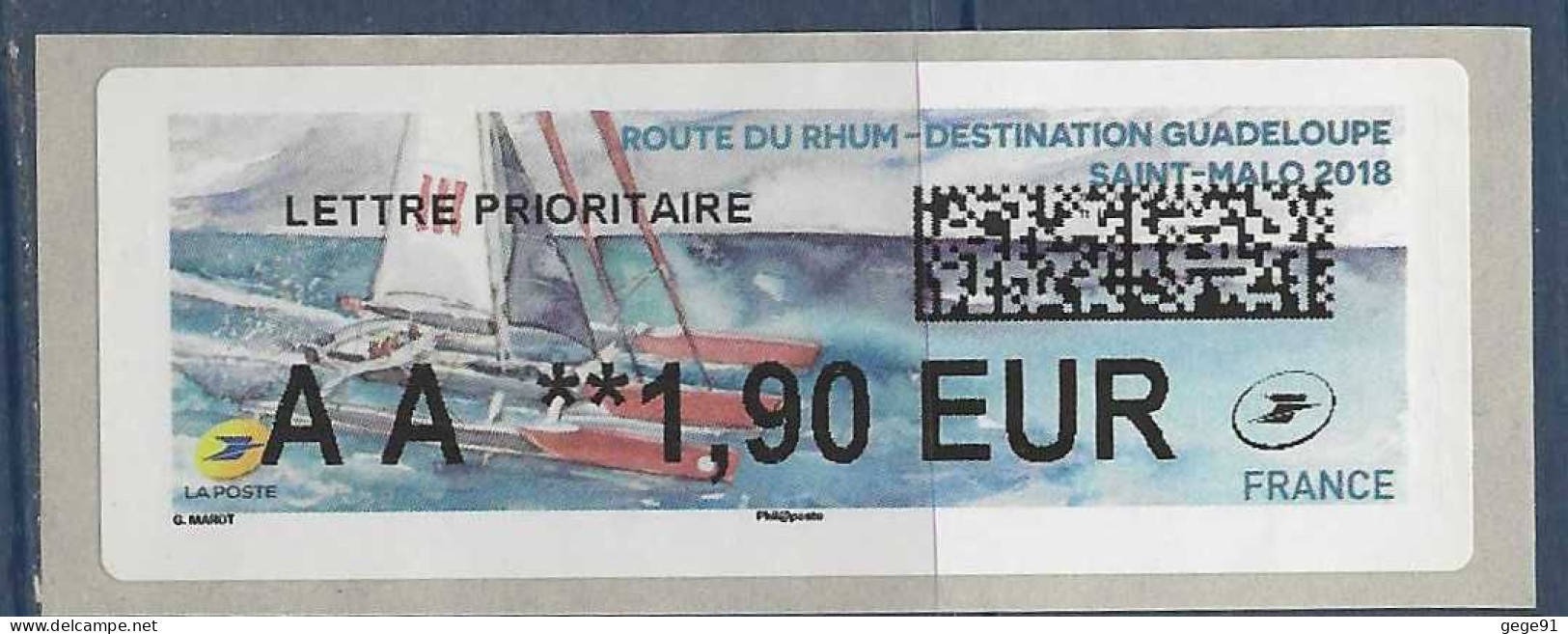 Vignette De Distributeur LISA - Route Du Rhum - Course Au Large - Voilier Trimaran - Vela