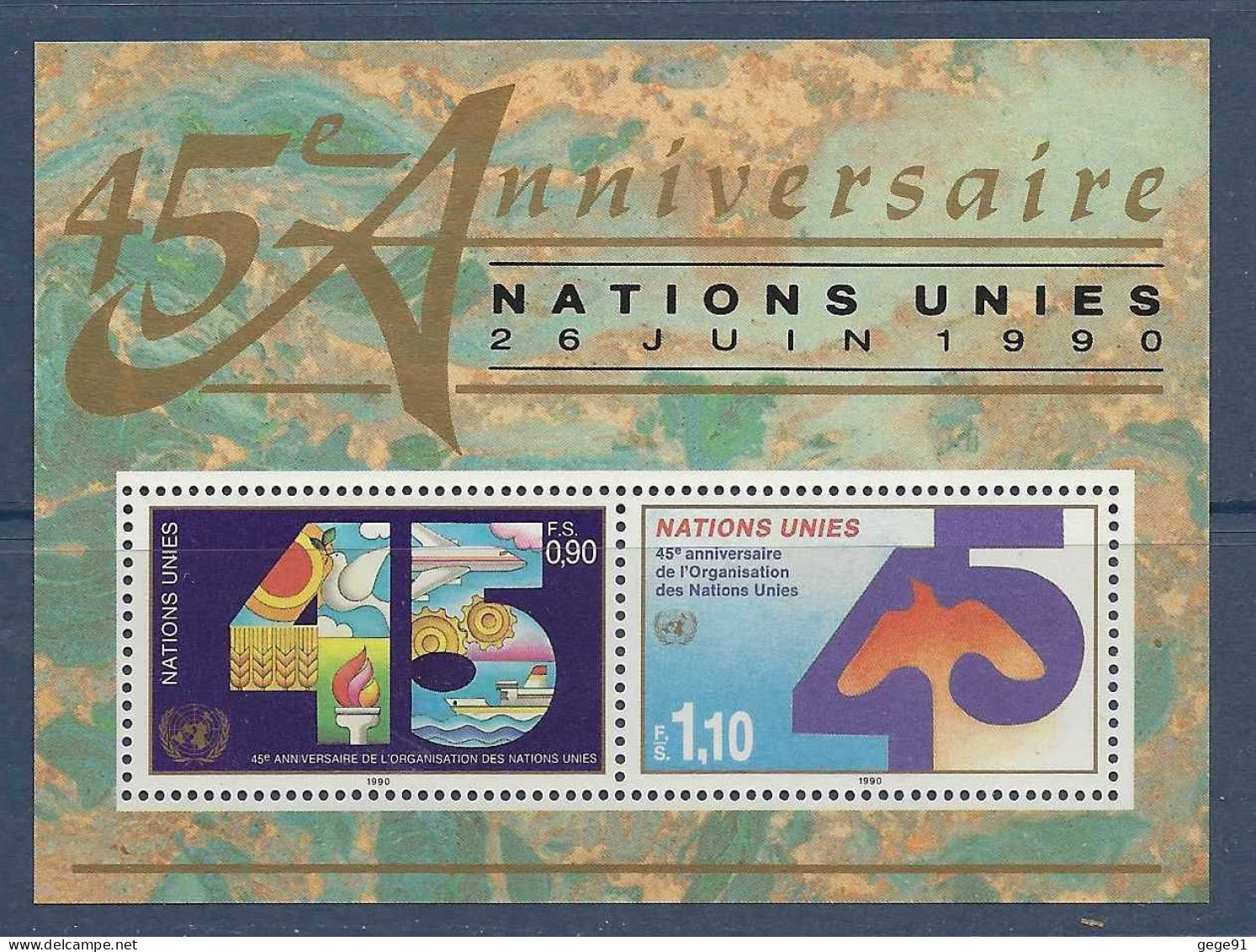 YT BF 6 - 45 Ans De Nations Unis - Lettres & Documents