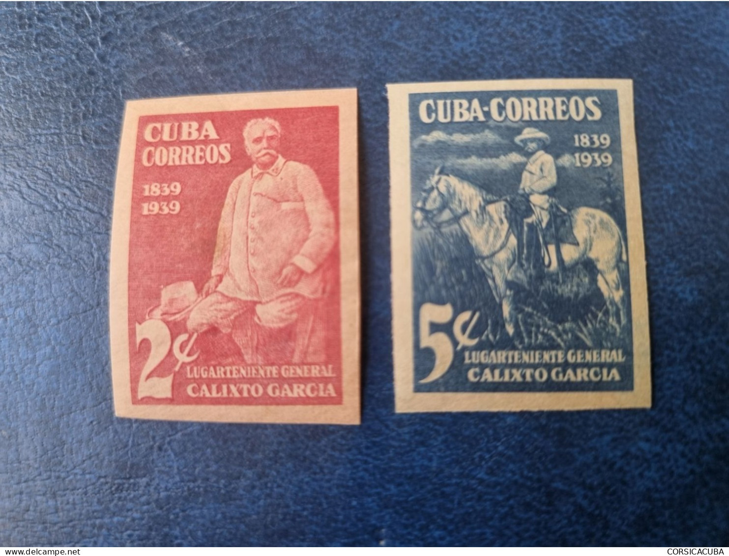 CUBA  NEUF  1939   GENERAL  CALIXTO  GARCIA  INIGUEZ   //  PARFAIT  ETAT  //  1er  CHOIX  // Non Dentelé - Ungebraucht