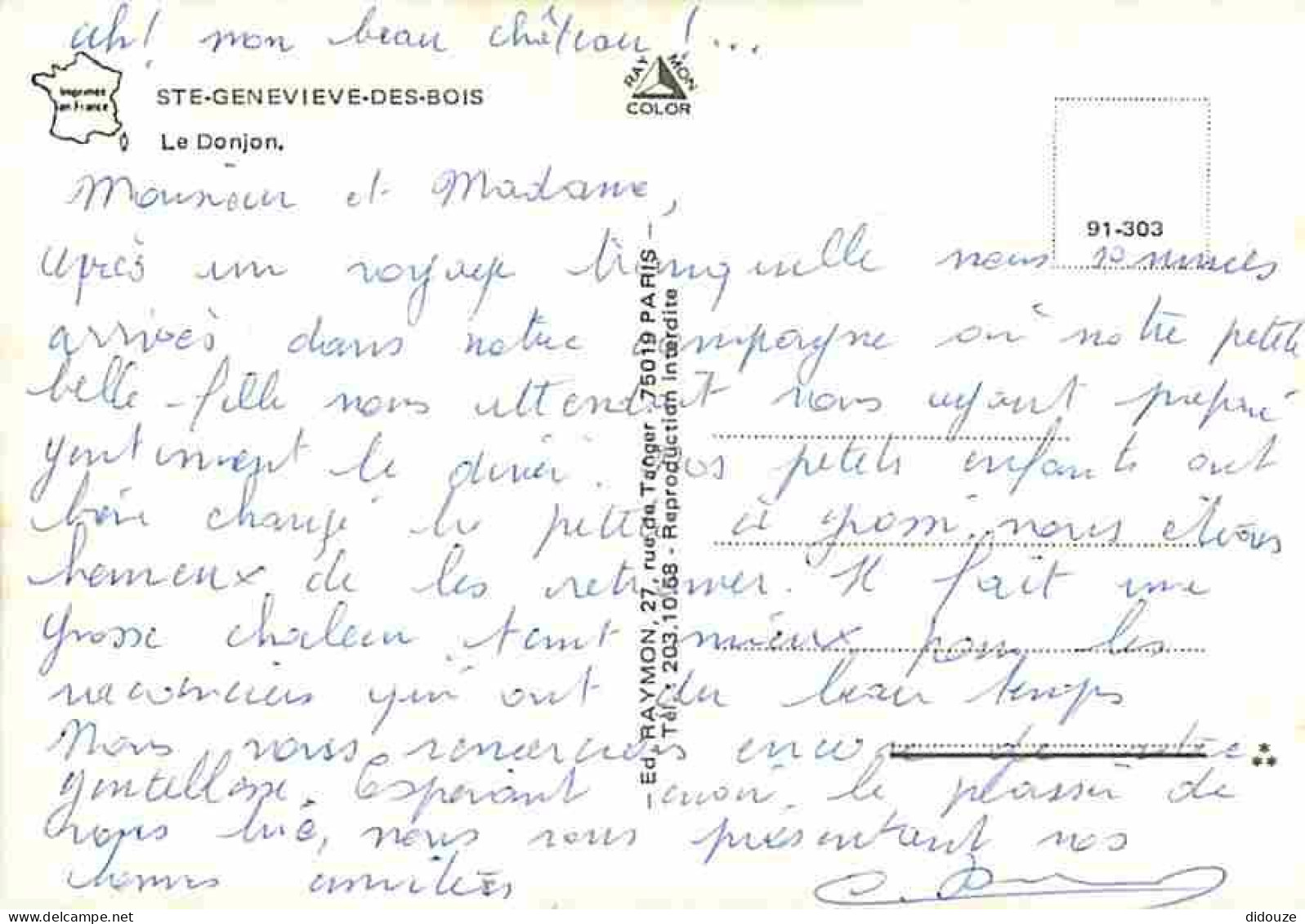 91 - Sainte Geneviève Des Bois - Le Donjon - CPM - Voir Scans Recto-Verso - Sainte Genevieve Des Bois