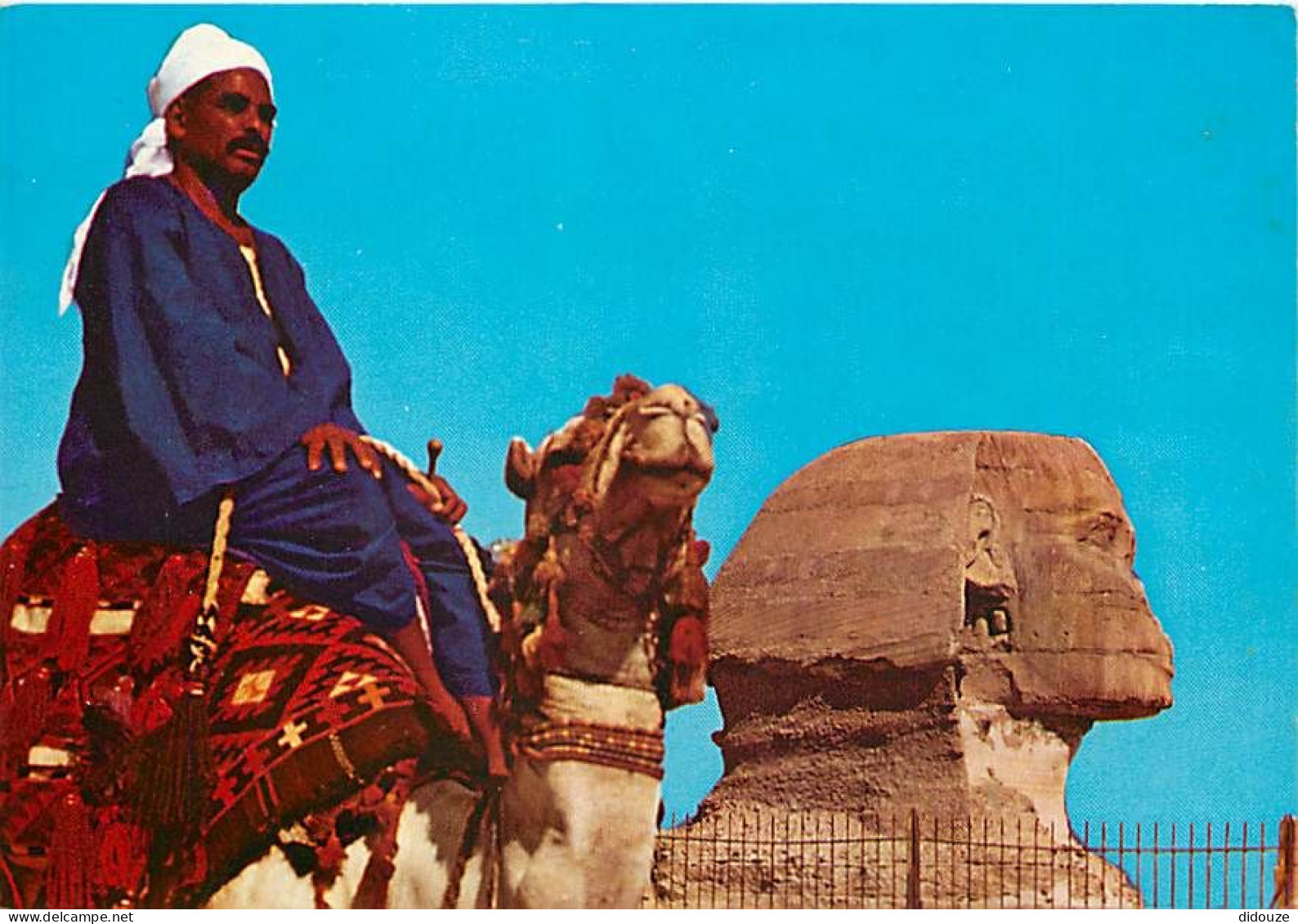 Egypte - Gizeh - Giza - Camel Driver Near The Famous Sphinx - Chamelier - Chameaux - Carte Neuve - CPM - Voir Scans Rect - Guiza