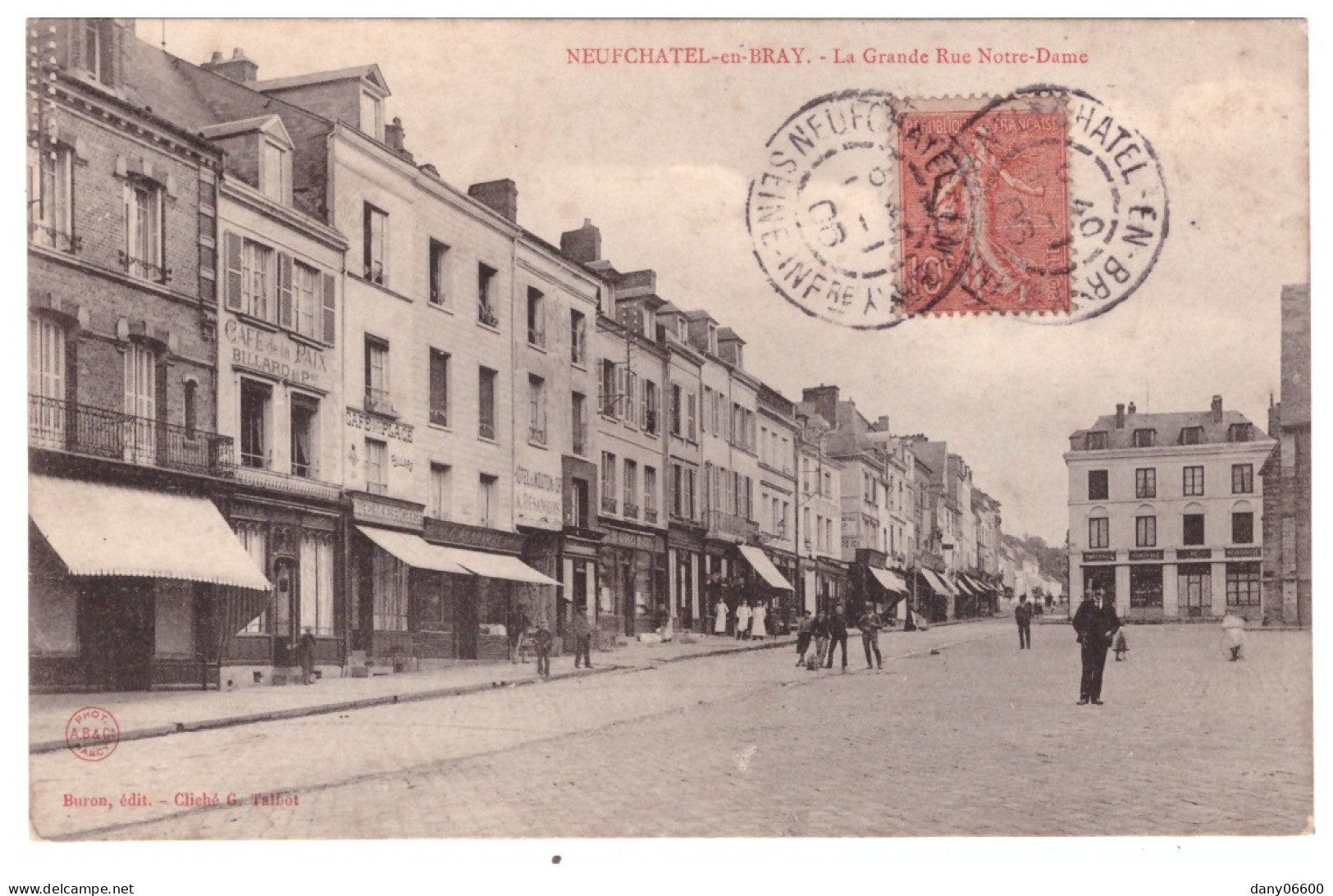 NEUFCHATEL EN BRAY - La Grande-Rue Notre Dame (carte Animée) - Neufchâtel En Bray