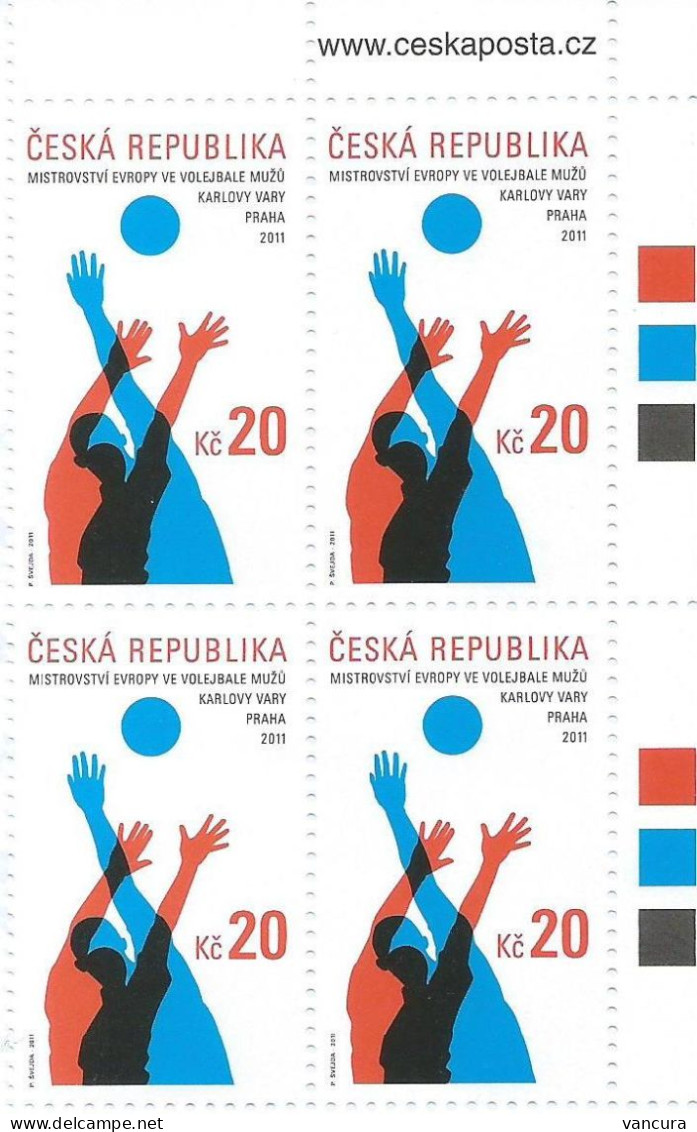 ** 690 Czech Republic Volleyball European Championship 2011 - Volleybal