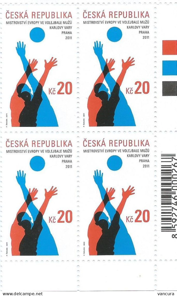 ** 690 Czech Republic Volleyball European Championship 2011 - Volleybal
