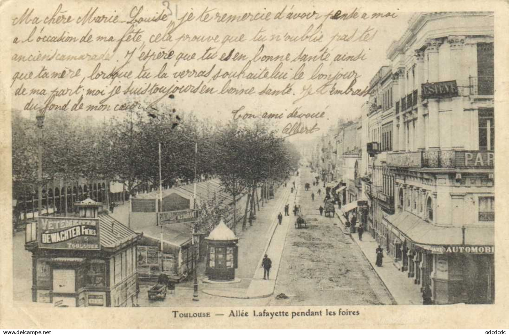 DESTOCKAGE Avant Fermeture Boutique BON LOT 100 CPA FRANCE Pionnières (1900 1904) A Dos Non Partagé (toutes Scannées ) - 100 - 499 Cartes