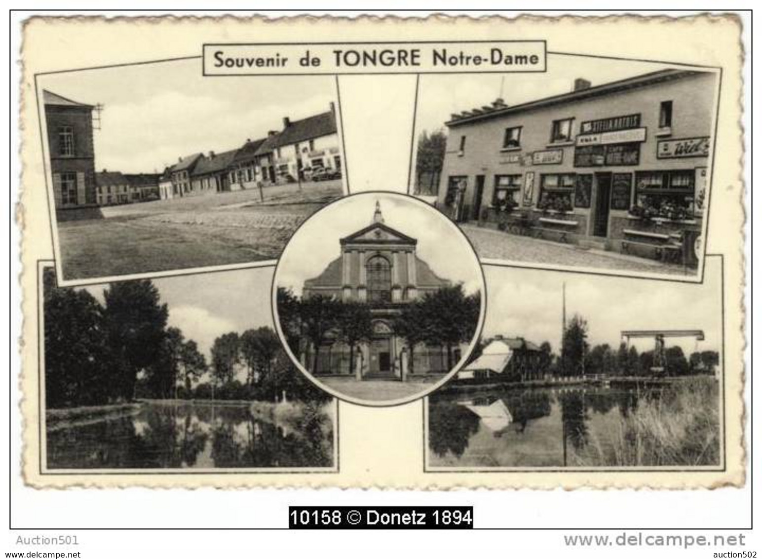 10158g CAFE - Grand'Place - Tongre - Notre-Dame - Chièvres