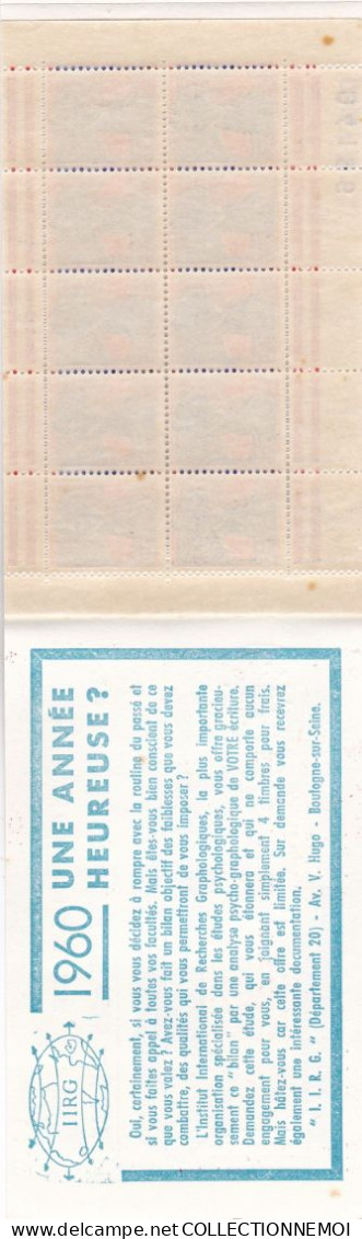 Carnet MARIANNE A LA NEF 20 TIMBRES - Other & Unclassified