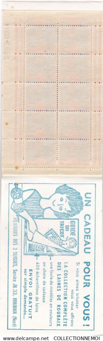 Carnet MARIANNE A LA NEF 20 TIMBRES - Altri & Non Classificati