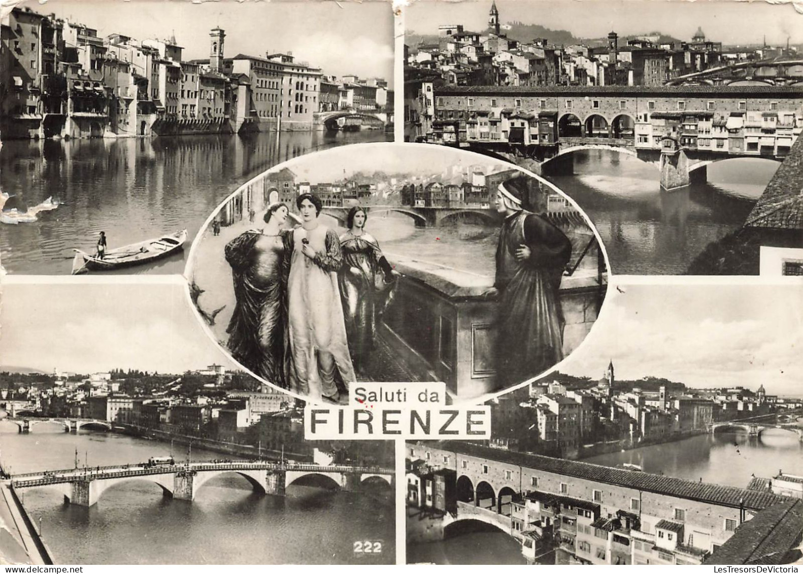 ITALIE - Firenze - Saluti Da Firenze - Multivues - Carte Postale Ancienne - Firenze