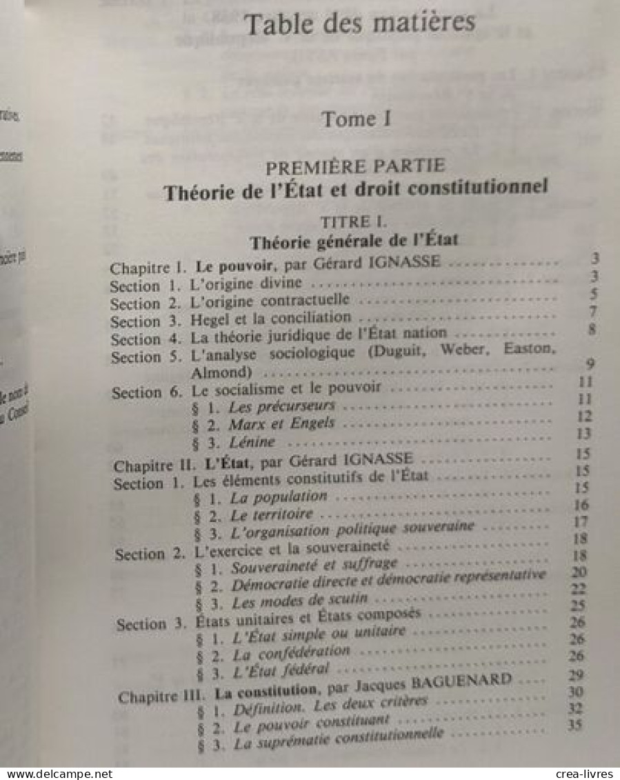 Droit Public - TOME 1 & 2 : Théorie générale de l'Etat et Droit Constitutionnel - droit administratif - Collection colle