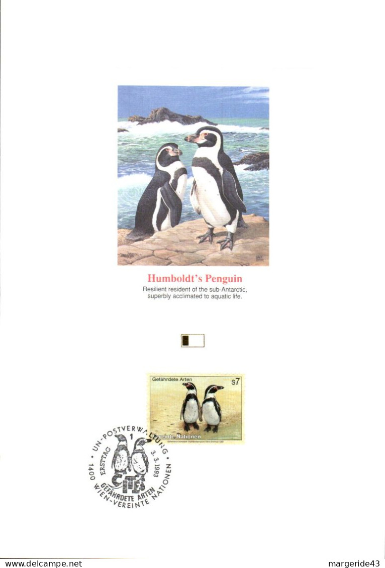 DOC 1993 PINGOINS DE HUMBOLDT - Pinguïns & Vetganzen