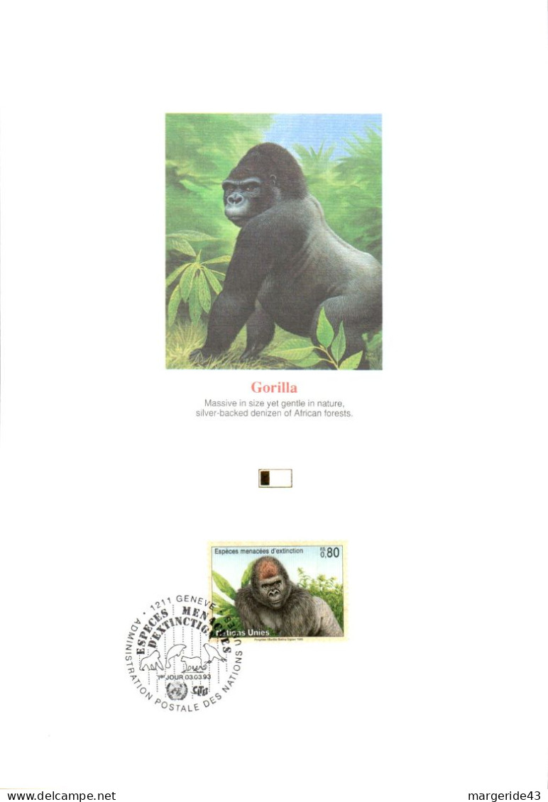 DOC 1993 GORILLE - Gorillas