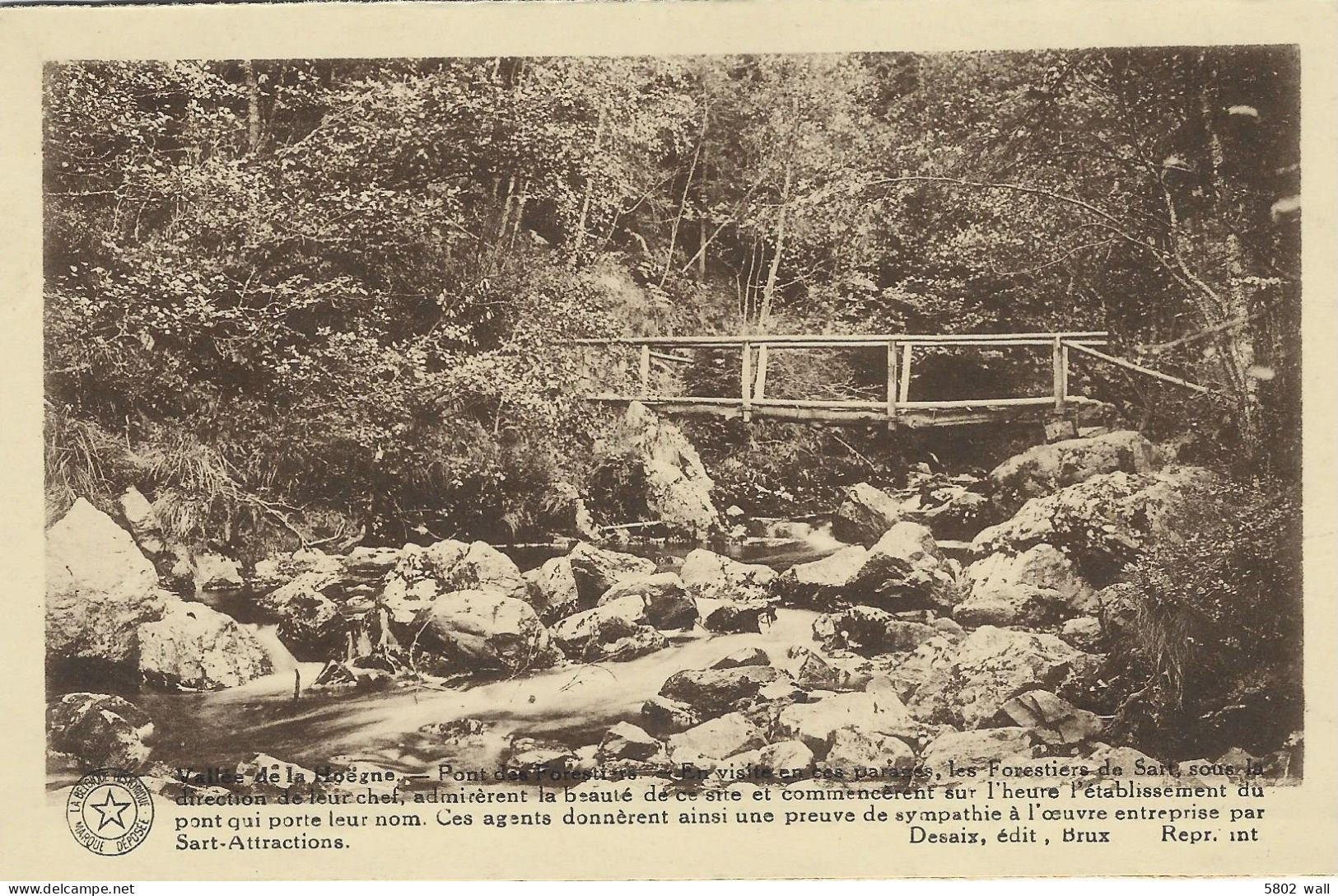 SPA : Pont Des Forestiers - Vallée De La Hoëgne - Spa