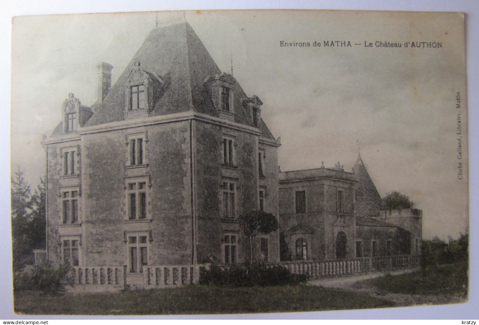 FRANCE - CHARENTE MARITIME - MATHA - Le Château D'Authon - 1905 - Matha