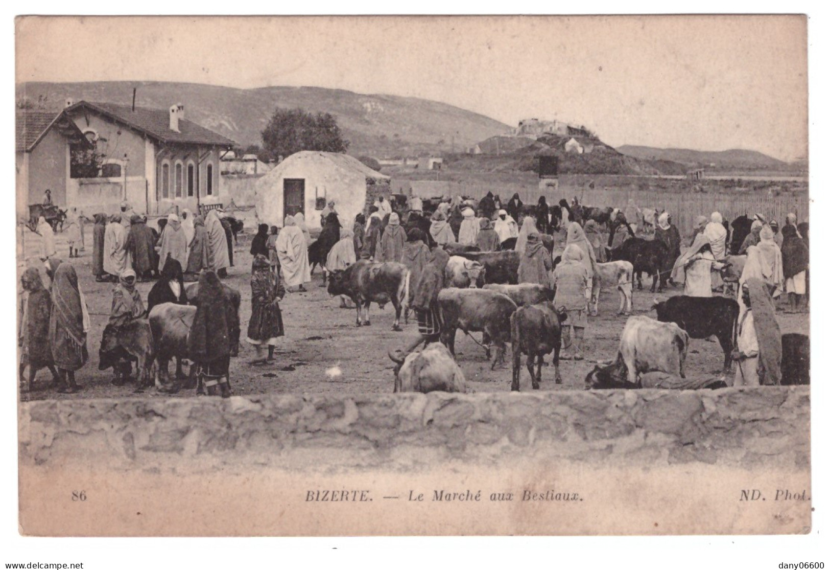 LE MARCHE AUX BESTIAUX A BIZERTE (carte Animée) - Märkte