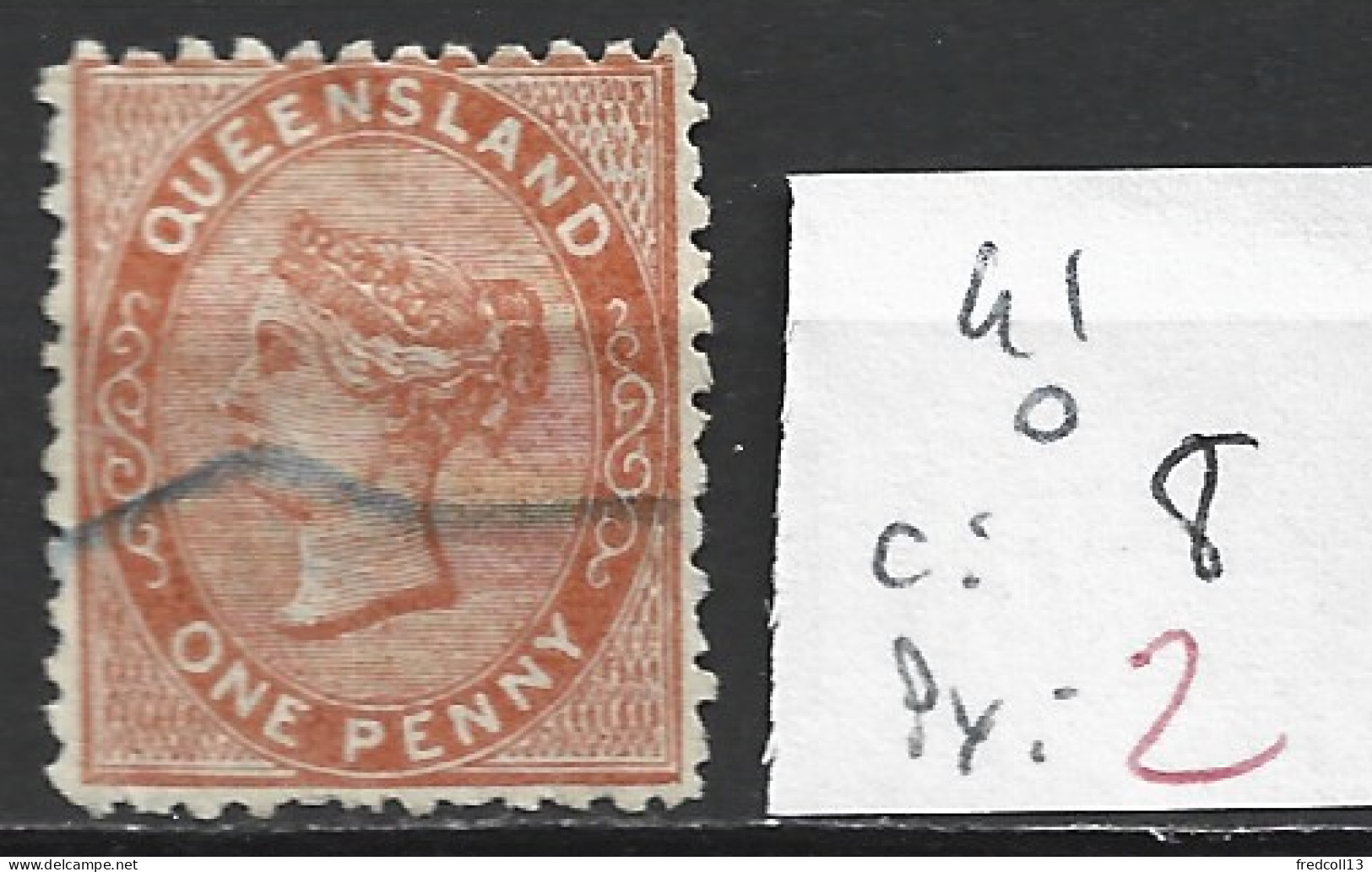 QUEENSLAND 41 Oblitéré Côte 8 € - Used Stamps