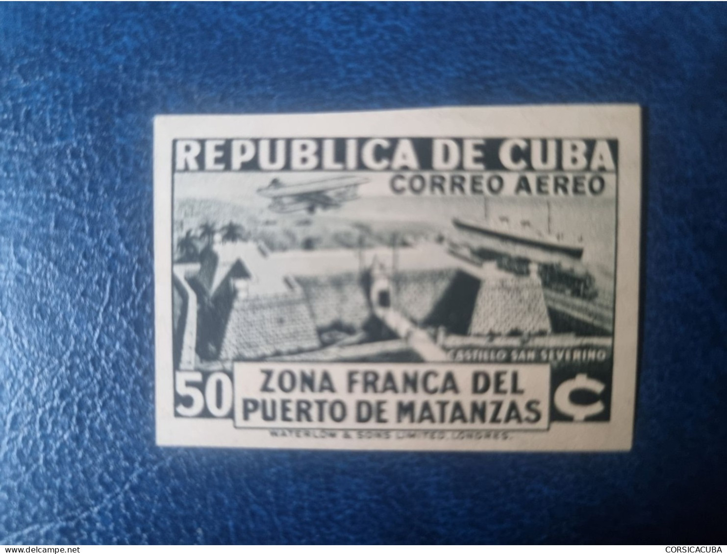 CUBA  NEUF  1936  ZONA  FRANCA  DEL  PUERTO  DE  MATANZAS // PARFAIT ETAT // 1er CHOIX // Sin Dentar--non Dentelé - Unused Stamps