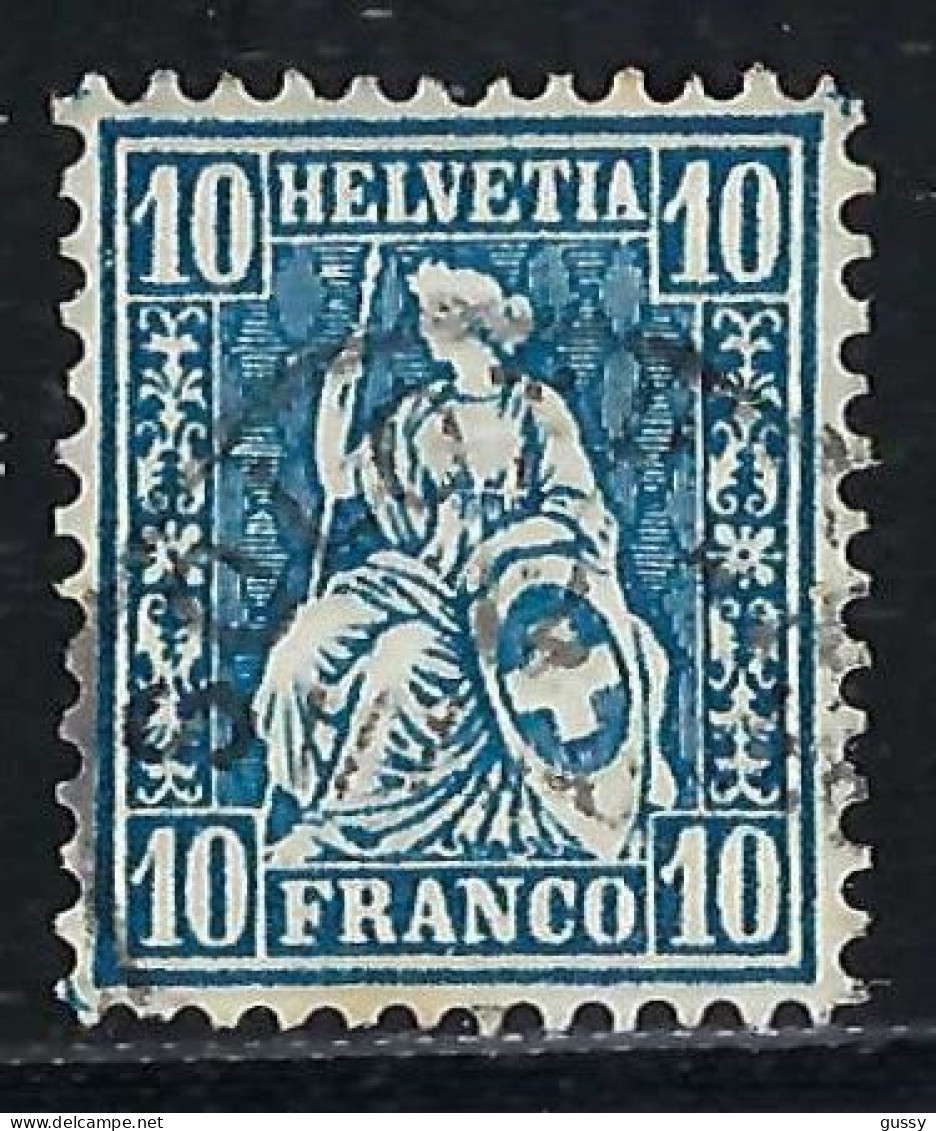 SUISSE Ca.1862: Le ZNr.31, B Obl. CAD "Solothurn" - Used Stamps