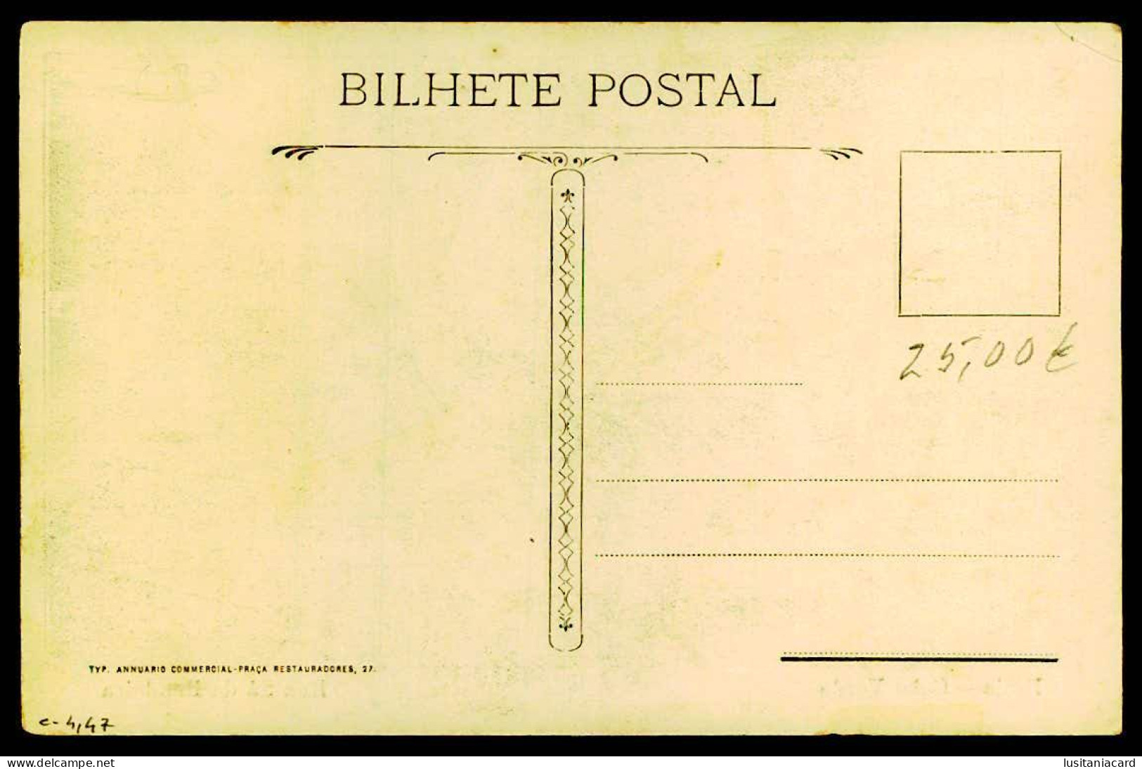 CABO VERDE - PRAIA - Rua Sá Da Bandeira. ( Ed.Typ. Annuario Commercial) Carte Postale - Cabo Verde