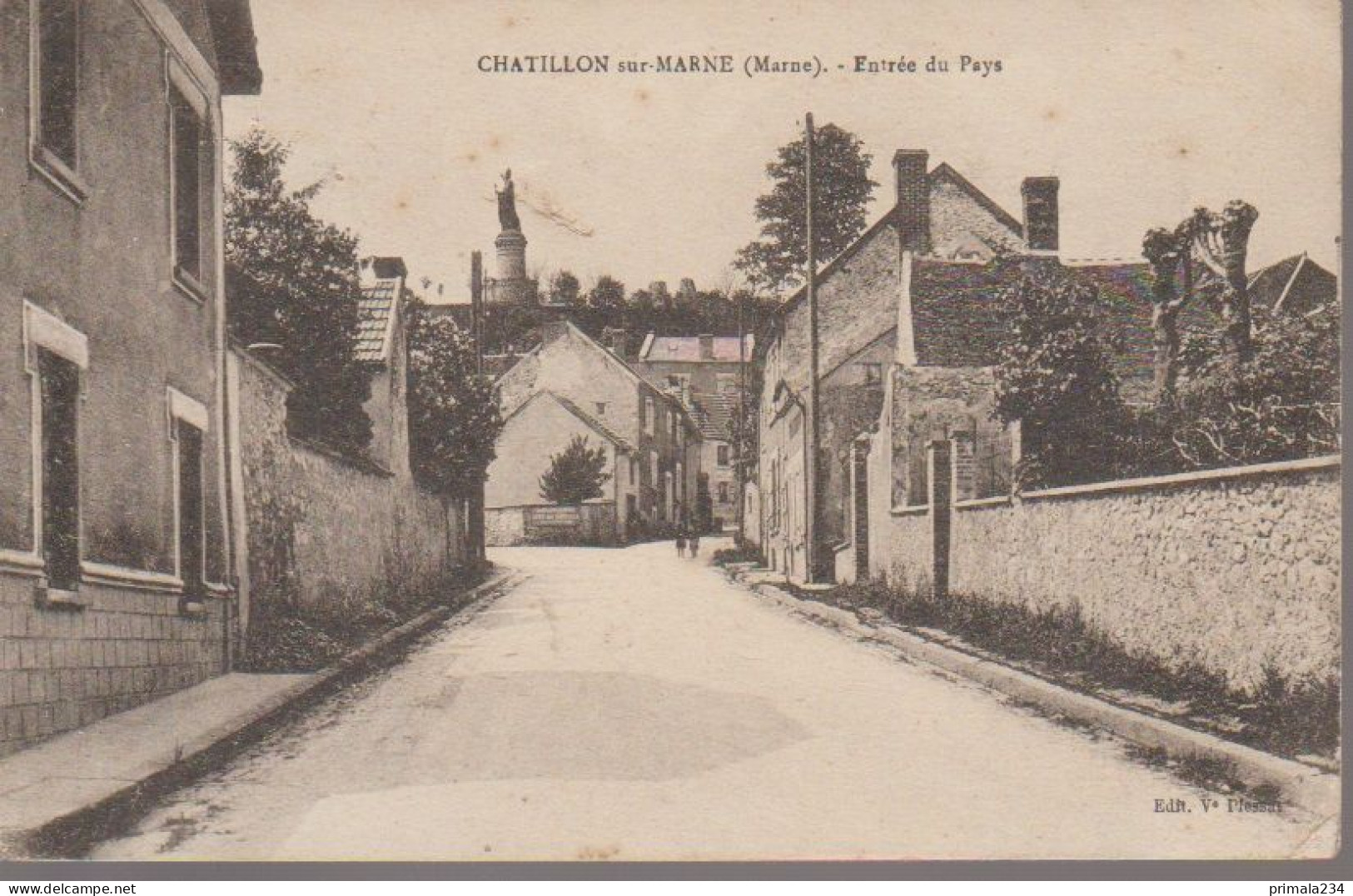 51 - CHATILLON SUR MARNE - ENTREE DU PAYS - Châtillon-sur-Marne