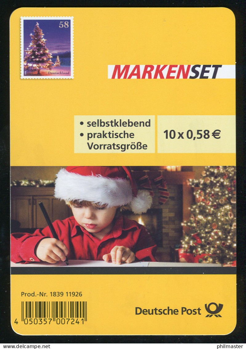 95 MH Winterstimmung 2013, Markenheftchen-Dummy Aus Plastik Mit Runden Ecken - 2011-2020