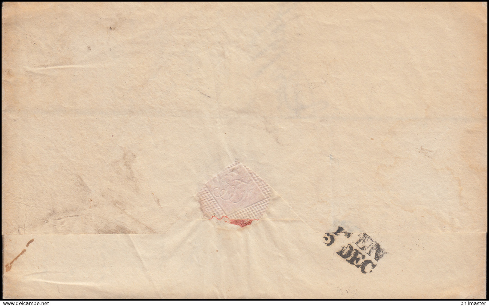 Ungarn Vorphilatelie Brief Zweizeiler PESTH Vom 3.12.1845 Nach WIEN 5.12. - ...-1867 Préphilatélie