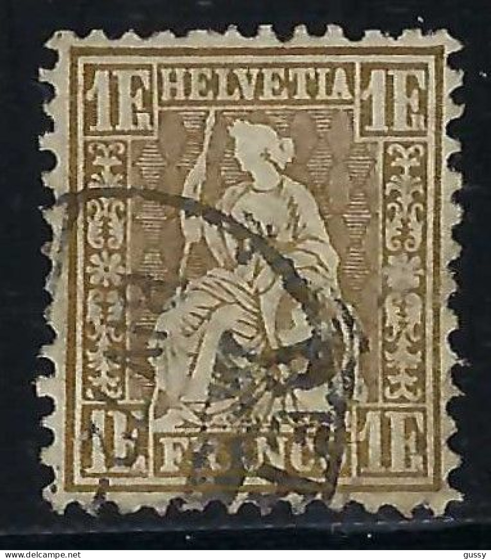 SUISSE Ca. 1862: Le ZNr. 36, Obl. CAD, Forte Cote - Used Stamps