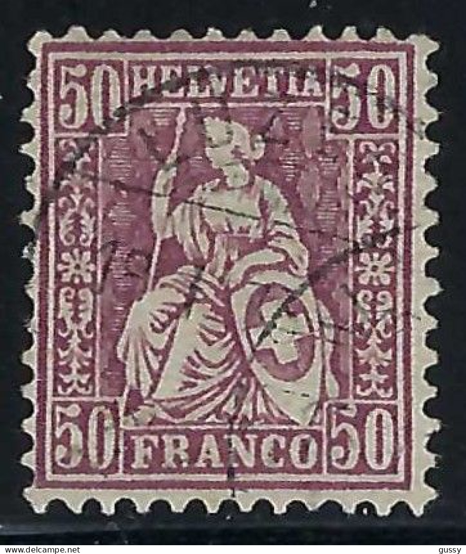 SUISSE Ca. 1867: Le ZNr. 43, Obl. CAD "Luzern", Forte Cote - Used Stamps