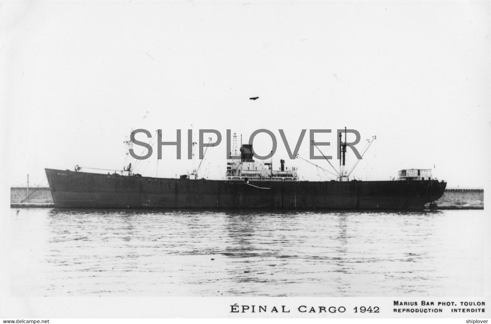 Cargo Français EPINAL - Carte Photo éditions Marius Bar - Bateau/ship/schiff - Cargos