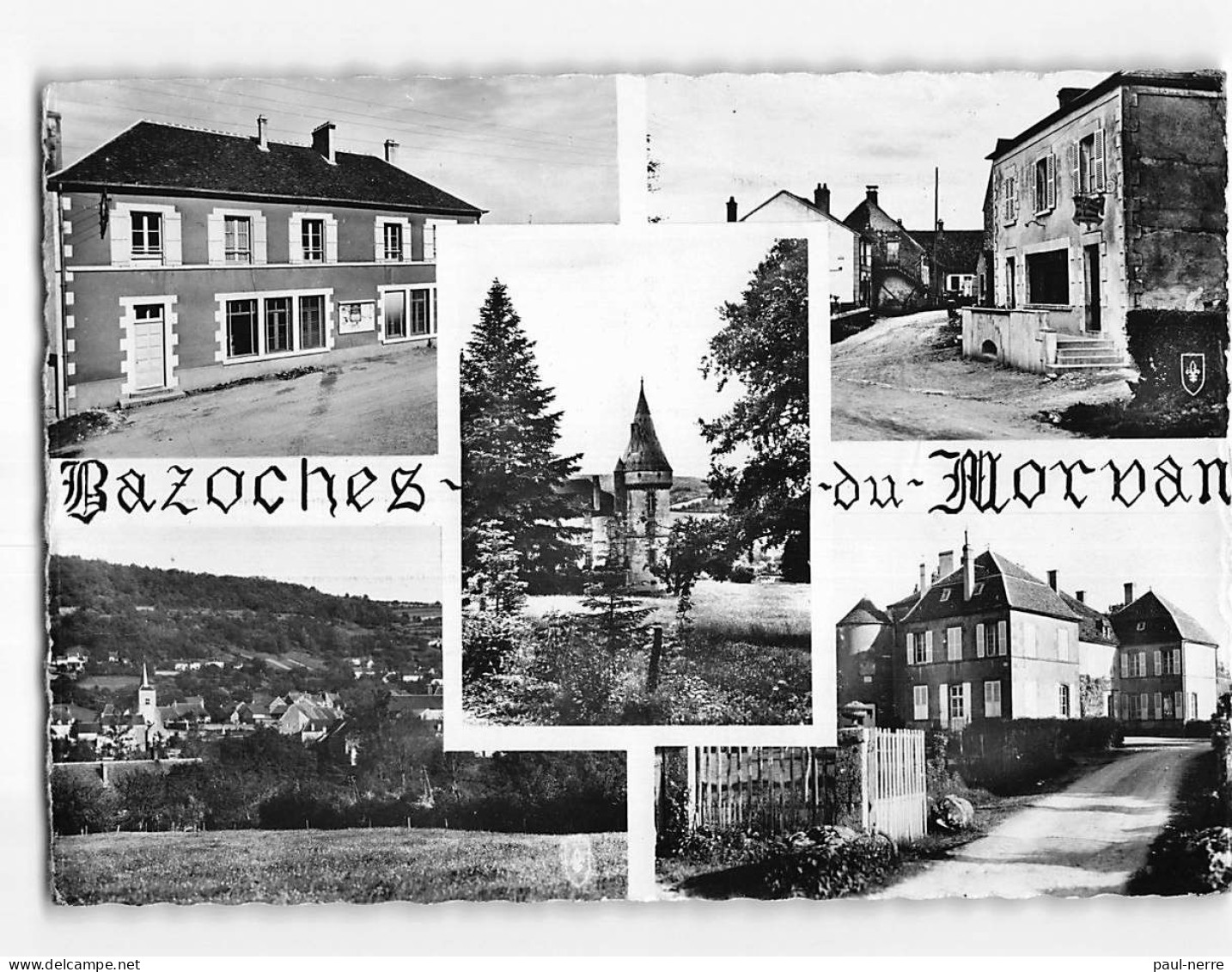 BAZOCHES DU MORVAN : Carte Souvenir - Très Bon état - Bazoches