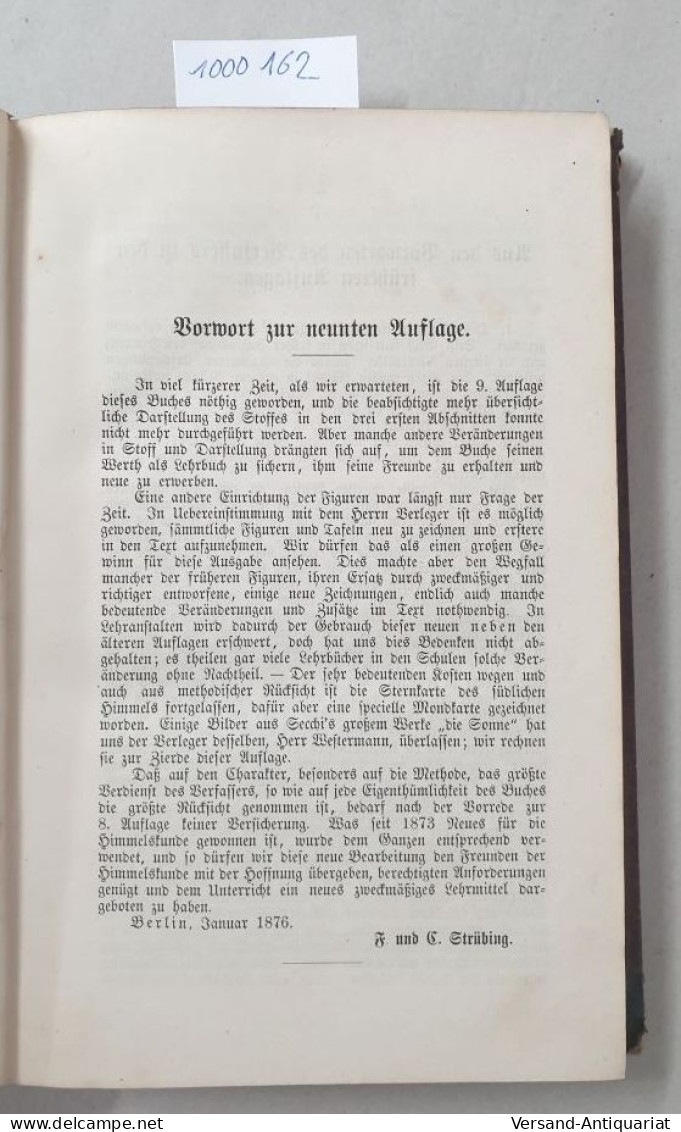 Diesterweg's Populäre Himmelskunde Und Astronomische  3 Karten Und In Den Text Gedruckten Abbildungen : - Autres & Non Classés